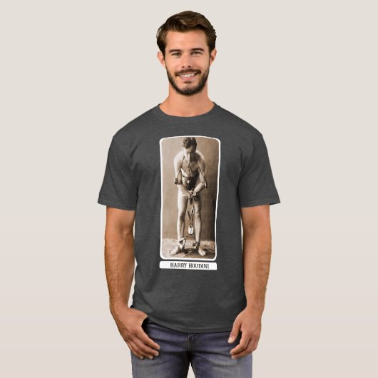Harry Houdini, 1889 T-Shirt (Vorne ganz)