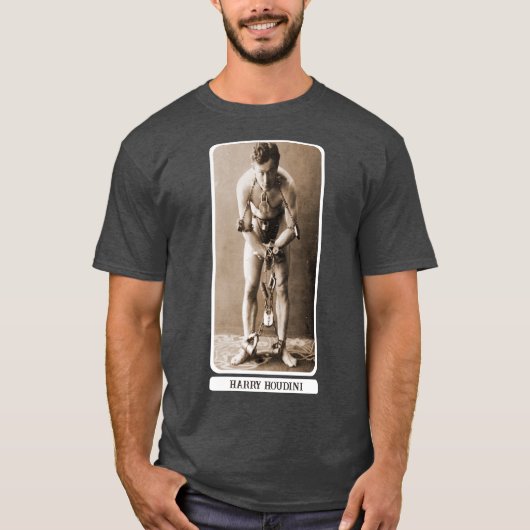 Harry Houdini, 1889 T-Shirt (Vorderseite)