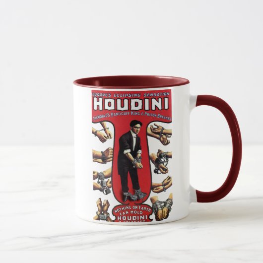 Harry Houdini 1900s Tasse (Rechts)
