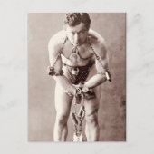 Harry Houdini (c.1899) Postkarte (Vorderseite)