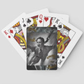 Harry Houdini Cards Portrait Art Pop Spielkarten (Rückseite)