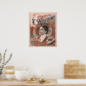 Harry HOUDINI Escape Artist Magician Poster Print (Küche)