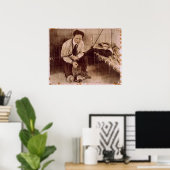 Harry HOUDINI Escape Artist VAUDEVILLE Poster (Heimbüro)