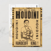 Harry Houdini, Handcuff King! Postkarte (Vorne/Hinten)