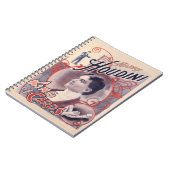 Harry Houdini, Kartenkönig 1895 Notizblock (Linke Seite)