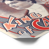 Harry Houdini King of Cards Poster (Ecke)