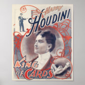 Harry Houdini King of Cards Poster (Vorne)