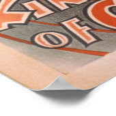 Harry HOUDINI Magician VAUDEVILLE Poster (Ecke)