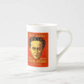 Harry Houdini - magische Show-Vintages Plakat Porzellantasse (Rechts)