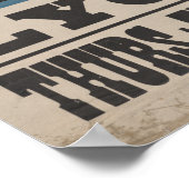 Harry HOUDINI Mentalist VAUDEVILLE Poster (Ecke)