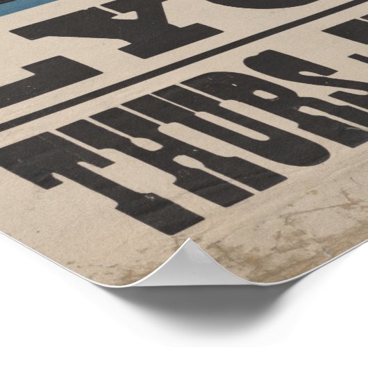 Harry HOUDINI Mentalist VAUDEVILLE Poster (Ecke)