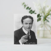 Harry Houdini Postcard Postkarte (Stehend Vorderseite)