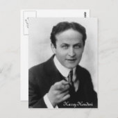 Harry Houdini Postcard Postkarte (Vorne/Hinten)
