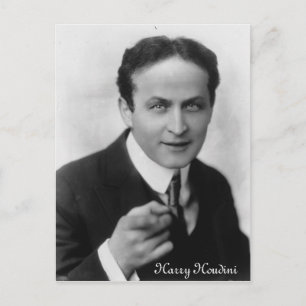 Harry Houdini Postcard Postkarte
