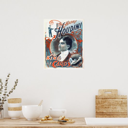 Harry Houdini Poster (Küche)