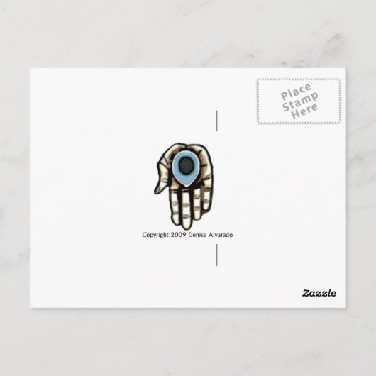 Harry Houdini Postkarte (Rückseite)