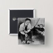 Harry Houdini über die Flucht aus dem Gefängnis Button (Vorne & Hinten)