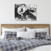 Harry Houdini über die Flucht aus dem Gefängnis Leinwanddruck (Insitu (Schlafzimmer))