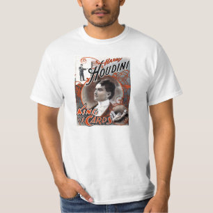Harry Houdini - Vintager Plakat-Entwurf T-Shirt