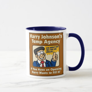 Harry Johnsons Temp-Agentur-Tasse Tasse