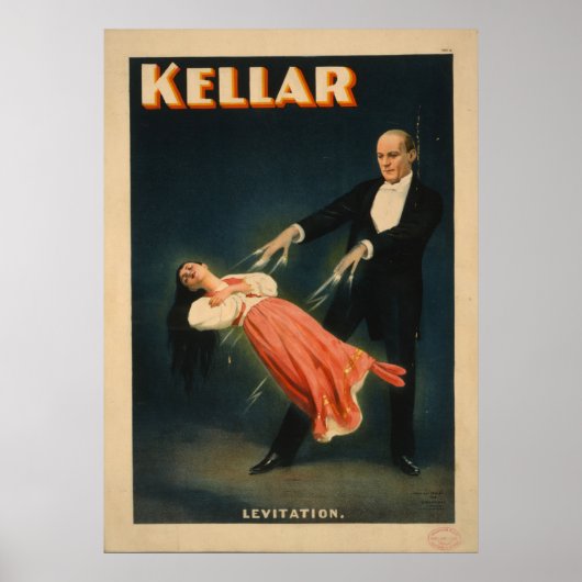 Harry Kellar Magician Advertising Poster (Vorne)