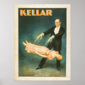Harry Kellar Magier Lithographie Poster (Vorne)