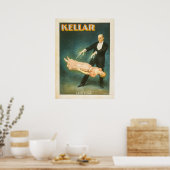 Harry Kellar Magier Lithographie Poster (Küche)