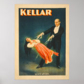 Harry Kellar Magier Lithographie Poster (Vorne)