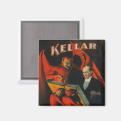 Harry Kellar Poster Magnet (Vorderseite/Rückseite)