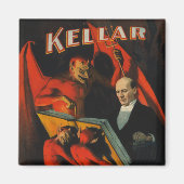 Harry Kellar Poster Magnet (Vorne)