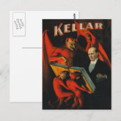 Harry Kellar Poster Postkarte (Vorne/Hinten)
