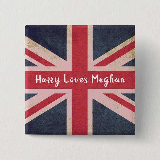 Harry-LIEBEN Meghan königlicher Button (Vorderseite)