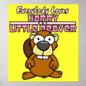 Harry Little Beaver Poster (Vorne)