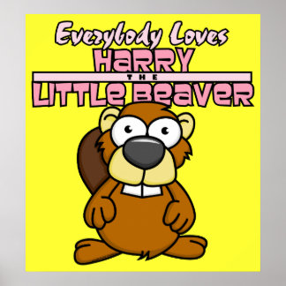 Harry Little Beaver Poster