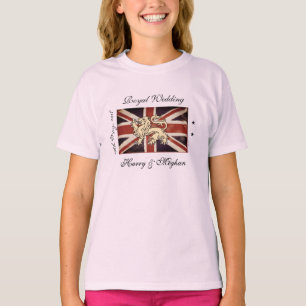 Harry Meghan Königliche Hochzeit Kinder T-Shirt