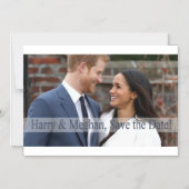 Harry & Meghan,! Magneteinladung (Vorderseite)