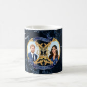 Harry+Meghan Midnight Blue Marble Kaffeetasse (Mittel)