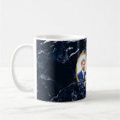 Harry+Meghan Mitternachtsblauer Marmor Kaffeetasse (Links)