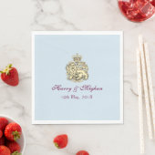 Harry Meghan Posh Royal Wedding Party Napkins Serviette (Beispiel)