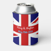 Harry & Meghan, Union Jack. Dosenkühler (Kanne Rückseite)