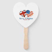 Harry & Meghan Wedding, 19. Mai 2018 Fächer (Rückseite)