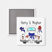 Harry & Meghan Wedding, 19. Mai 2018 Magnet (Vorderseite/Rückseite)