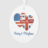 Harry & Meghan Wedding, 19. Mai 2018 Ornament (Vorderseite)