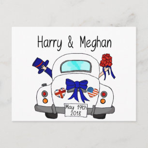 Harry & Meghan Wedding, 19. Mai 2018 Postkarte