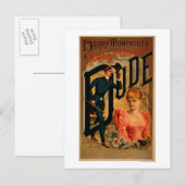 Harry Montague's Comedy "Typ" Theaterposter Postkarte (Vorne/Hinten)