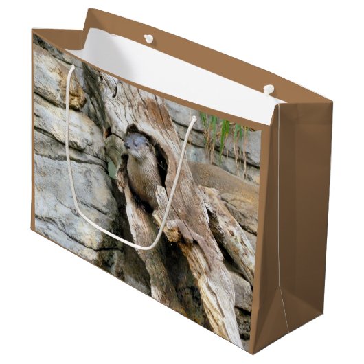 Harry Otter Große Geschenktüte (Vorderseite Schrägansicht)