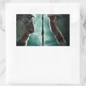 Harry Potter 7 Teil 2 - Harry vs. Voldemort Rechteckiger Aufkleber (Tasche)
