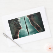Harry Potter 7 Teil 2 - Harry vs. Voldemort Rechteckiger Aufkleber (Umschlag)
