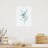 Harry Potter | Aguamenti EXPECTO PATRONUM™ Hirsch Poster (Küche)