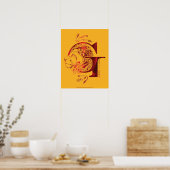Harry Potter | Aguamenti GRYFFINDOR™ Grafik Poster (Küche)